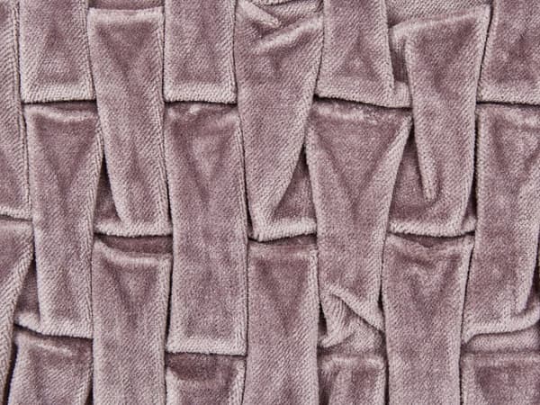 Koristetyyny violetti 45 x 45 cm sametti 2 kpl poimutettu käsintehty neliö moderni
