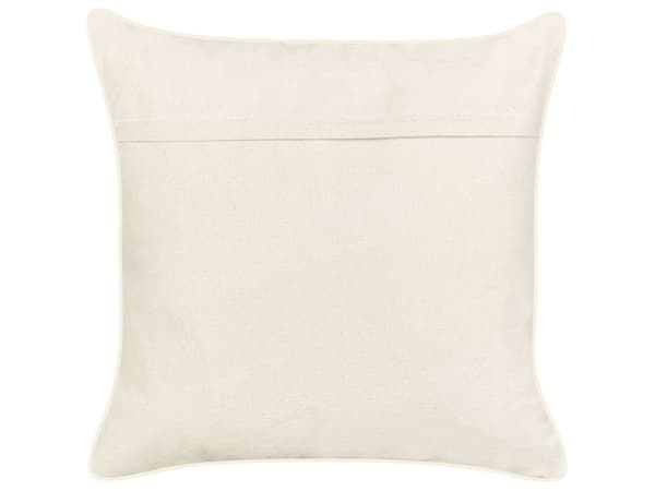 Koristetyyny pellava beige 45 x 45 cm 2 kpl meriteema mustekala neliskulmainen polyesteritäyte