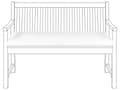 Miniatyrbillede 1 af 9: Komfortabel sædehynde havebænk hynde off-white 112 x 54 x 5 cm polyester UV-resistente strimler til moderne havebænk