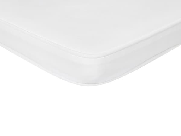Hynde til havestole Hvid Polyester Skum 45 x 45 cm Sæt af 6 Vandafvisende Havehynder Udendørs Tykke Sædehynder til Cafestole
