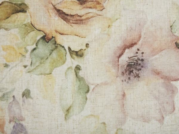 Koristetyyny beige 45 x 45 cm polyesteri 2 kpl kukkakuvio neliö käsintehty vetoketjulla boho