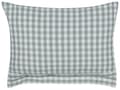 Pikkukuva 5 / 7: Koristetyyny valkoinen mintunvihreä 40 x 60 cm polyesteri 2 kpl napeilla ruudullinen rustiikkinen