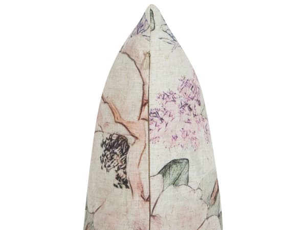 Koristetyyny violetti 45 x 45 cm polyesteri 2 kpl kukkakuvio neliö käsintehty vetoketjulla boho