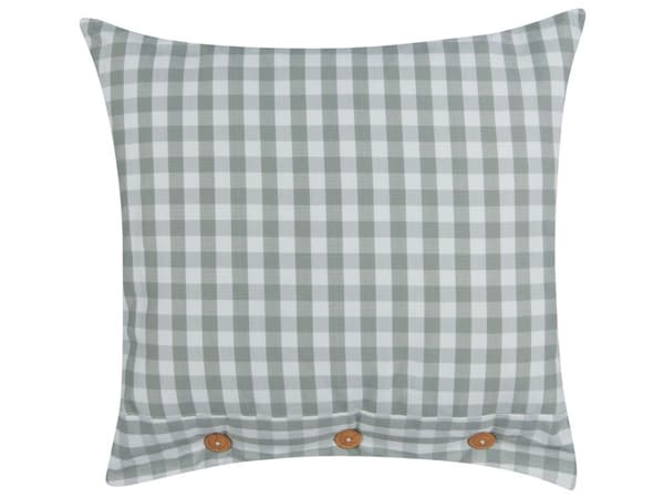 Pyntepuder Grøn Hvid Sæt af 2 45 x 45 cm Farverige Sofapude til Stuen Lækre Puder til Sofaen og Sengen