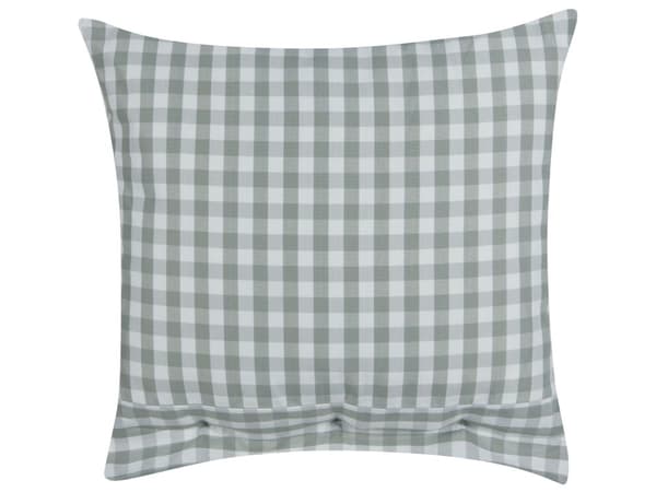 Pyntepuder Grøn Hvid Sæt af 2 45 x 45 cm Farverige Sofapude til Stuen Lækre Puder til Sofaen og Sengen