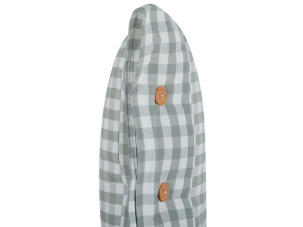 Pyntepuder Grøn Hvid Sæt af 2 45 x 45 cm Farverige Sofapude til Stuen Lækre Puder til Sofaen og Sengen