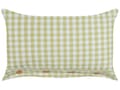 Miniatyrbillede 1 af 6: Pyntepude Grøn Hvid 40 x 60 cm Farverige Sofapude til Stuen Lækre Puder til Sofaen og Sengen Gavlpude Gingham Mønster Ternet