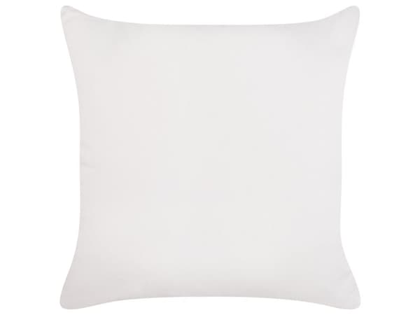 Pyntepude Hvid Bomuld 45 x 45 cm Firkantet Sofapude til Stuen Lækre Puder til Sofaen og Sengen Pude med Frynser