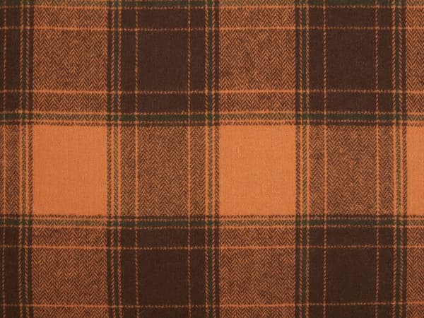 Pyntepude Orange Sort Polyester 45 x 45 cm Firkantet Sofapude til Stuen Lækre Puder til Sofaen og Sengen Pude med Gingham Mønster