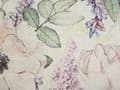 Miniatyrbillede 5 af 5: Dekorativ pude lilla 45 x 45 cm polyester blomstermønster firkantet håndlavet med lynlås boho