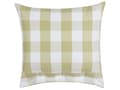 Pikkukuva 5 / 7: Koristetyyny vaaleanvihreä valkoinen 45 x 45 cm polyesteri 2 kpl ruudullinen napeilla rustiikkinen