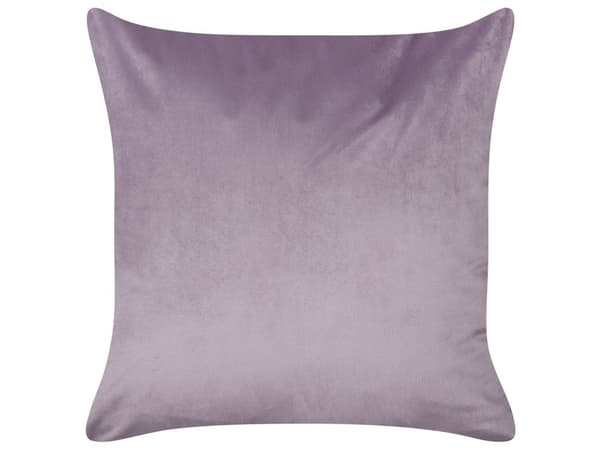 Koristetyyny violetti polyesteri 45 x 45 cm 2 kpl kirjailtu kukka kuvio