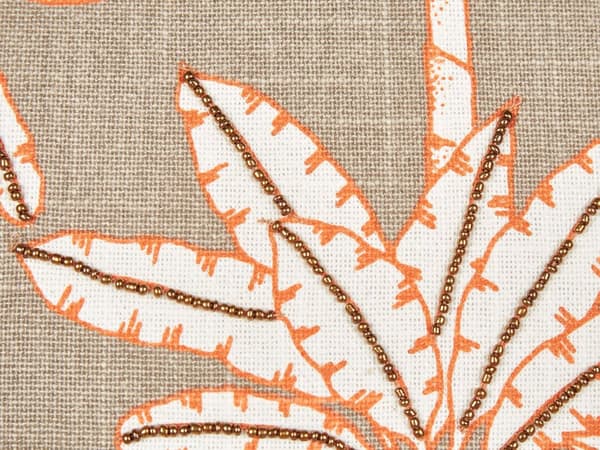 Sæt med 2 pyntepuder Flerfarvet bomuld 45 x 45 cm palmetræ-mønster Firkantet polyesterfyld Hjemmetilbehør