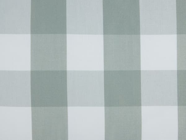 Sæt med 2 pyntepuder mintgrønt stof 45 x 45 cm ternet mønstret tekstil i hyttestil stue
