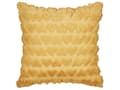 Miniatyrbillede 4 af 7: Sæt med 2 stk. pyntepuder i guld polyester stof med hjertemønster 45 x 45 cm puder til barn