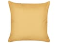 Miniatyrbillede 5 af 7: Sæt med 2 stk. pyntepuder i guld polyester stof med hjertemønster 45 x 45 cm puder til barn