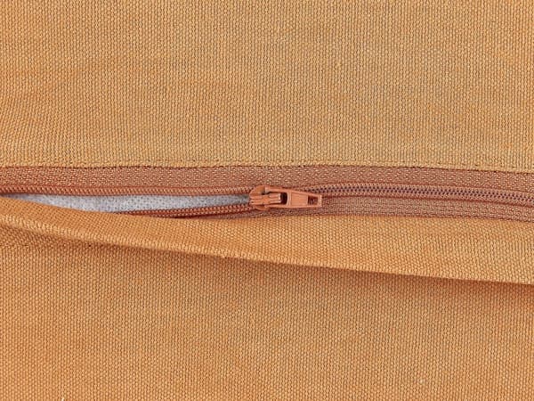 Pyntepude Orange Bomuld ø 45 cm Sæt af 2 Runde Sofapuder til Stuen Lækre Puder til Sofaen og Sengen Pude Design Bomuldspuder
