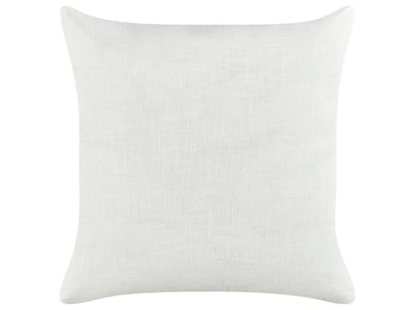 Koristetyyny valkoinen/beige pellava kangas 50 x 50 cm 2 kpl setti raidallinen kuvio
