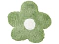 Miniatyrbillede 4 af 7: Sæt med 2 pyntepuder grøn bomuld 30 x 30 cm børnepuder blomsterpuder med lynlås moderne stil