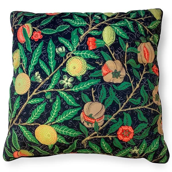 William Morris Pomegranate Filled Cushion Multicoloured 55cm x 55cm