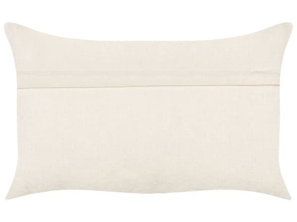 2 dekorative puder i pastelrosa bomuld 30 x 50 cm med hvid tekst stue opholdsrum