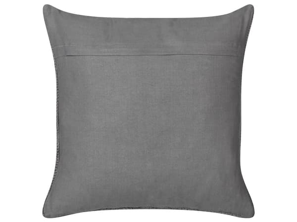 Koristetyyny harmaa 45 x 45 cm puuvilla kangas neulos 2 kpl neliö vetoketju perinteinen tyyli