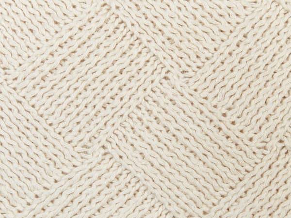 Sæt med 2 puder Beige Bomuld 45 x 45 cm Puder Bomuld med flettet mønster Betræk stue