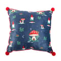 Miniatyrbilde 1 av 2: Something Different Gnome Pom Pom Square Filled Cushion