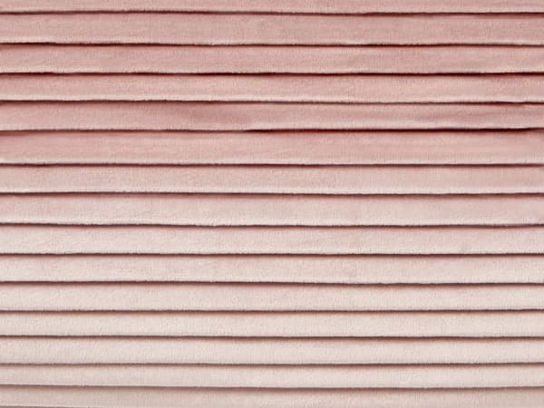 Pyntepude Lyserød Velour 22 x 60 cm Cylinder Pude til Stuen Lækre Puder til Sofaen og Sengen Rund Pølsepude med Riller Pøllepude Aflang