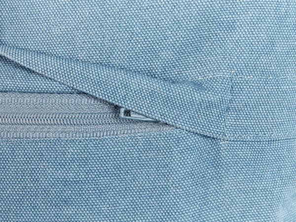 Pyntepude Blå Bomuld 30 x 50 cm Aflange Puder til Sofaen Gavlpuder til Sengen Rygpuder med Kvaster Bløde Sofapuder Stuen Strikpuder