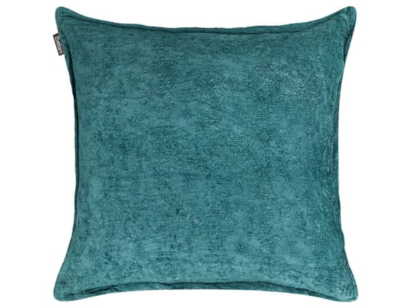 Pyntepude Blågrøn Bomuld 50 x 50 cm Firkantet Puder til Sofaen Pudesæt til Sengen Rygpuder Bløde Sofapuder til Stuen og Soveværelse