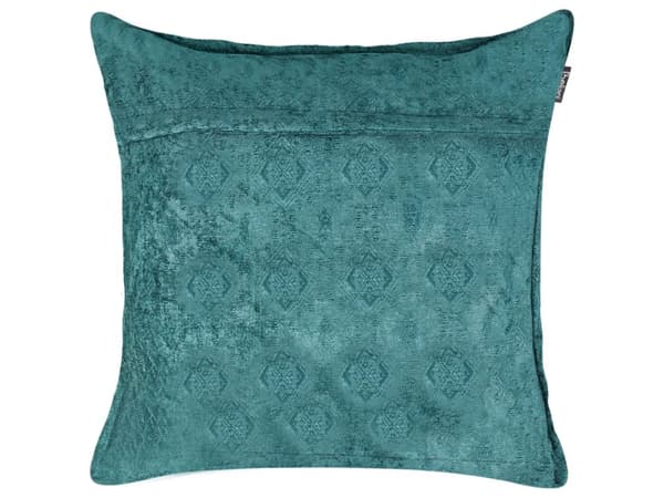 Pyntepude Blågrøn Bomuld 50 x 50 cm Firkantet Puder til Sofaen Pudesæt til Sengen Rygpuder Bløde Sofapuder til Stuen og Soveværelse