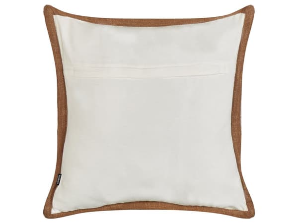 Pyntepude Off White Bomuld 45 x 45 cm Firkantet Puder til Sofaen Pudesæt til Sengen Rygpuder Bløde Sofapuder til Stuen og Soveværelse