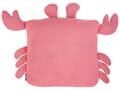 Miniatyrbillede 6 af 8: Sæt med 2 babypuder Pink bomuldsstof Krabbeformet polstret blødt babylegetøj soveværelse