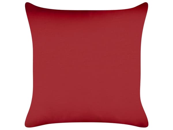 Sæt med 2 puder i rødt fløjlsstof med julegavemønster 45 x 45 cm Dekorativt tilbehør stue