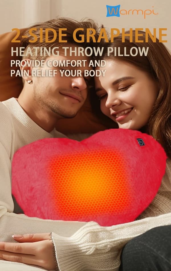 Warmpi® Warm Heart - Värmekudde - Rött och Rosa