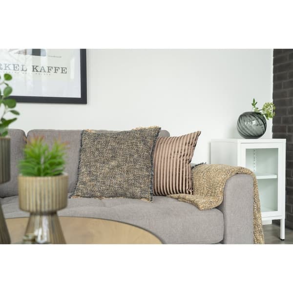Rootz Perth Cushion - Kastkudde - Accentkudde - Randig elegans och komfort - 45 cm x 45 cm