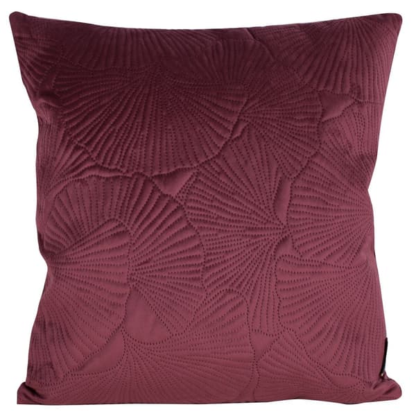 Dekorativt örngott VELVET-58 45x45 Eurofirany vinröd