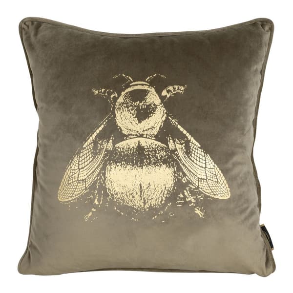Koristeellinen tyynyliina BLINK-41F 45x45 Eurofirany tumma beige/vaalea kulta