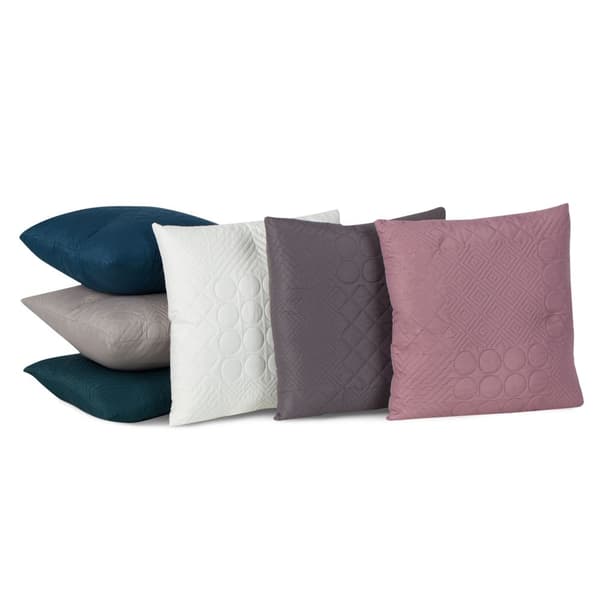 Koristeellinen tyynyliina BONI-5 40x40 Design91 hopea