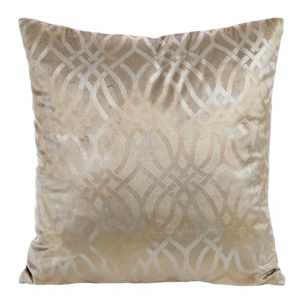 Dekorativt örngott ARETA 40x40 Eurofirany beige/silver