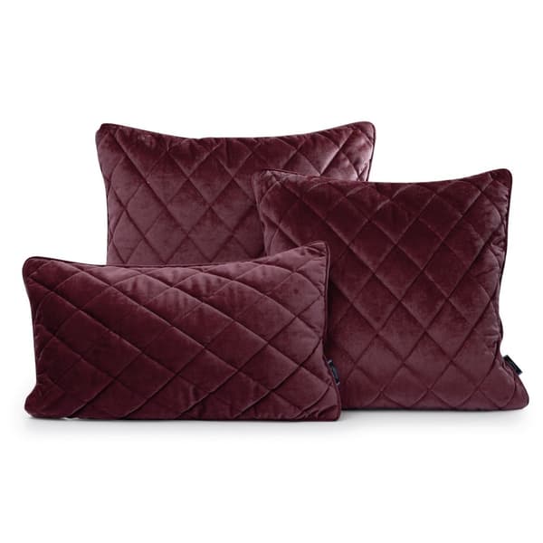 Koristeellinen tyynyliina VELVET-27 45x45 Eurofirany burgundi