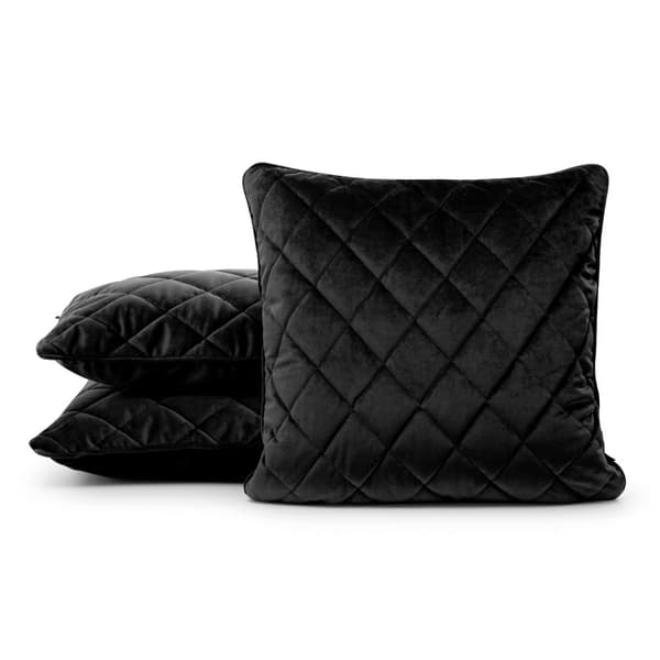 Dekorativt örngott VELVET-27 45x45 Eurofirany svart