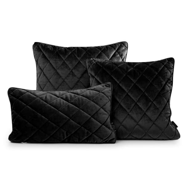 Dekorativt örngott VELVET-27 45x45 Eurofirany svart