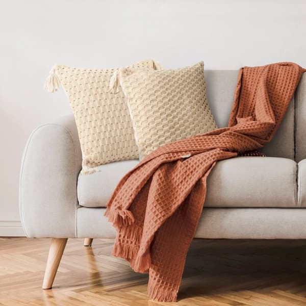 Koristeellinen tyynyliina SEVILLE-4A Terra Collection 45x45 Eurofirany beige