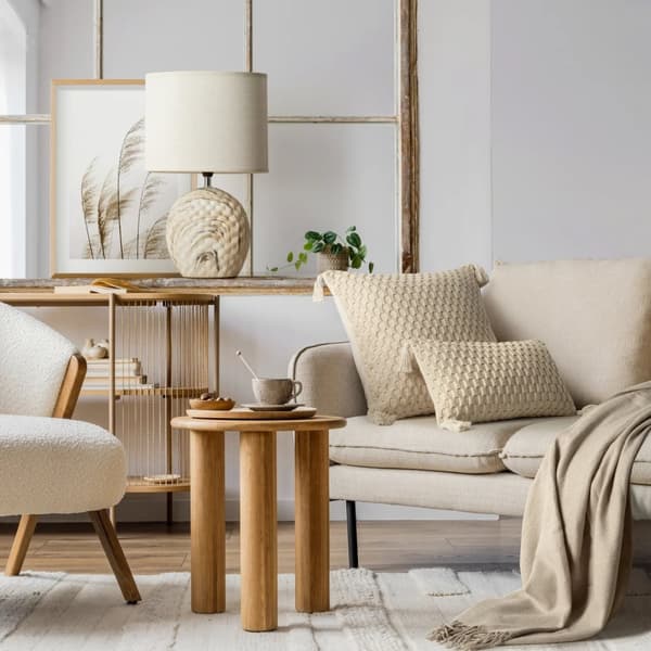 Koristeellinen tyynyliina SEVILLE-4A Terra Collection 45x45 Eurofirany beige