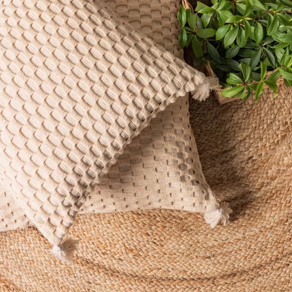 Koristeellinen tyynyliina SEVILLE-4A Terra Collection 45x45 Eurofirany beige