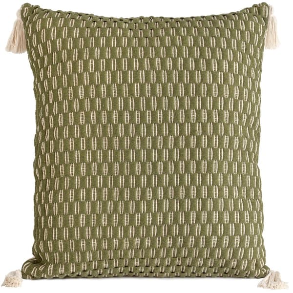 Koristeellinen tyynyliina MONTE-6C Terra Collection 60x60 Eurofirany oliivi