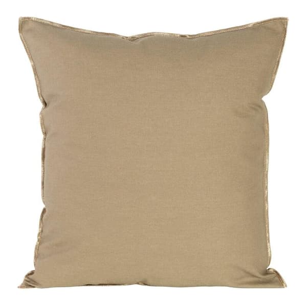 Koristeellinen tyynyliina LEN-4 45x45 Eurofirany beige kultalangalla