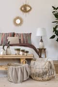 Miniatyrbillede 4 af 4: Dekorativt pudebetræk BOHO-7 45x45 Eurofirany beige